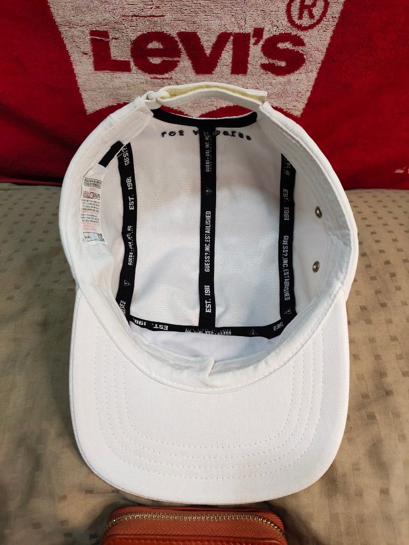 Guess 1981 best sale strapback dad hat