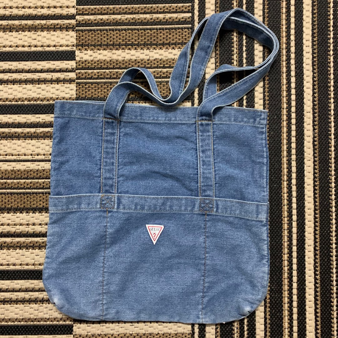 Guess Denim Tote Bag