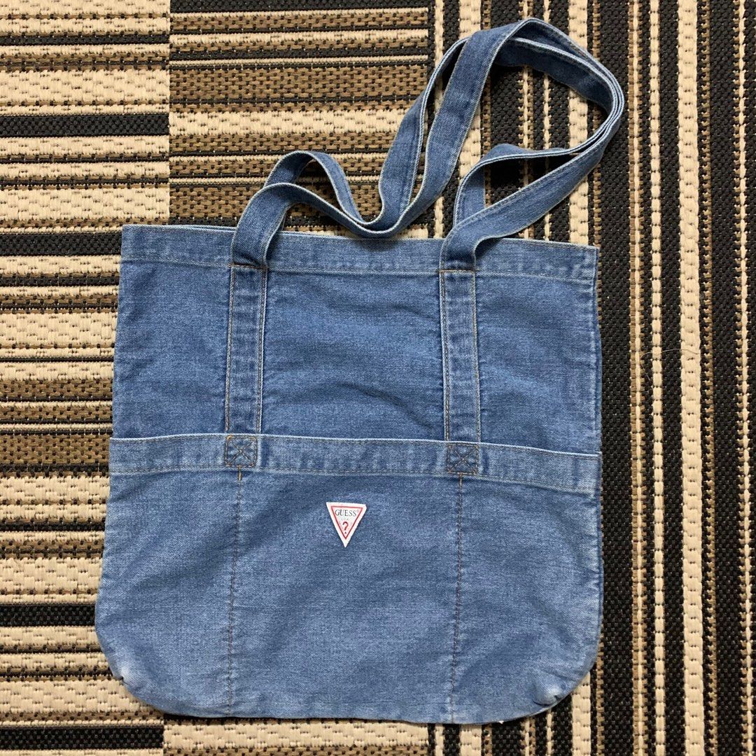 Guess Denim Tote Bag