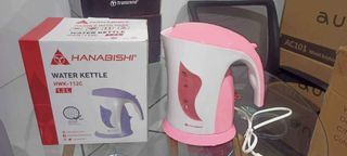 Hanabishi 1.2L Electric Water Kettle Pink HWK-112C