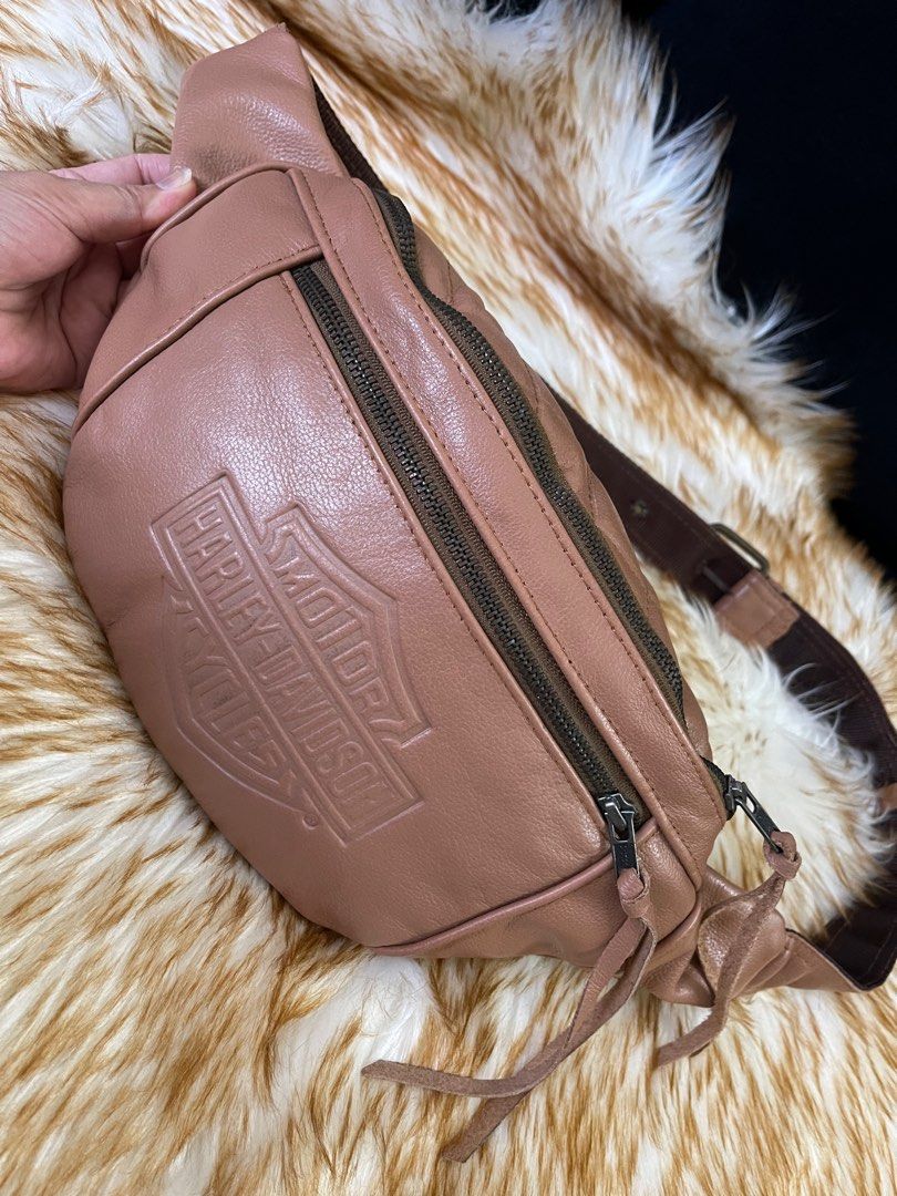 Harley Davidson Nude Crossbody Waist Bag