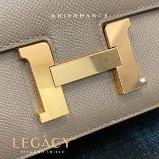 Hermes Bag Protective Film - Hermes C18 Epsom Leather with GHW - 𝐋𝐄𝐆𝐀𝐂𝐘™ Diamond Shield - Constance 18 Oxidation Restoration - Watch / Bag Protective Sticker - Watch / Bag Protection