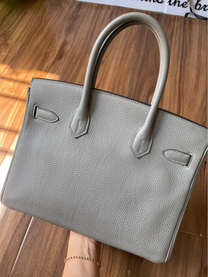 Hermès - Birkin 30 Gris Mouette Togo Handbag - Catawiki