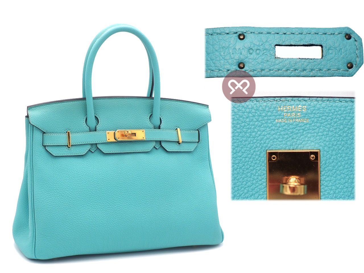 Turquoise shop hermes bag