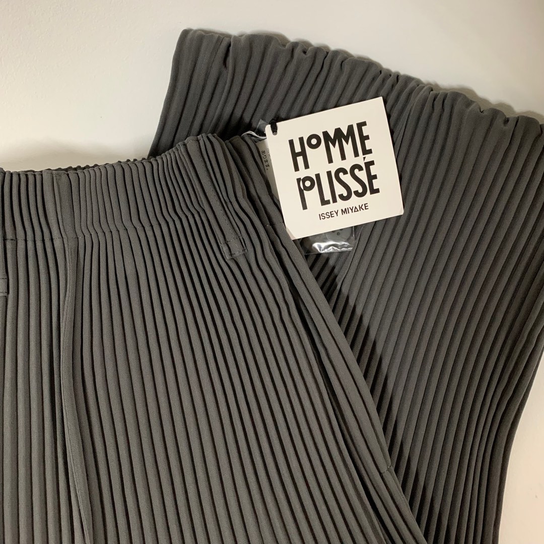 HOMME PLISSÉ ISSEY MIYAKE TUXEDO PLEATS PANTS 長褲, 名牌精品, 精品