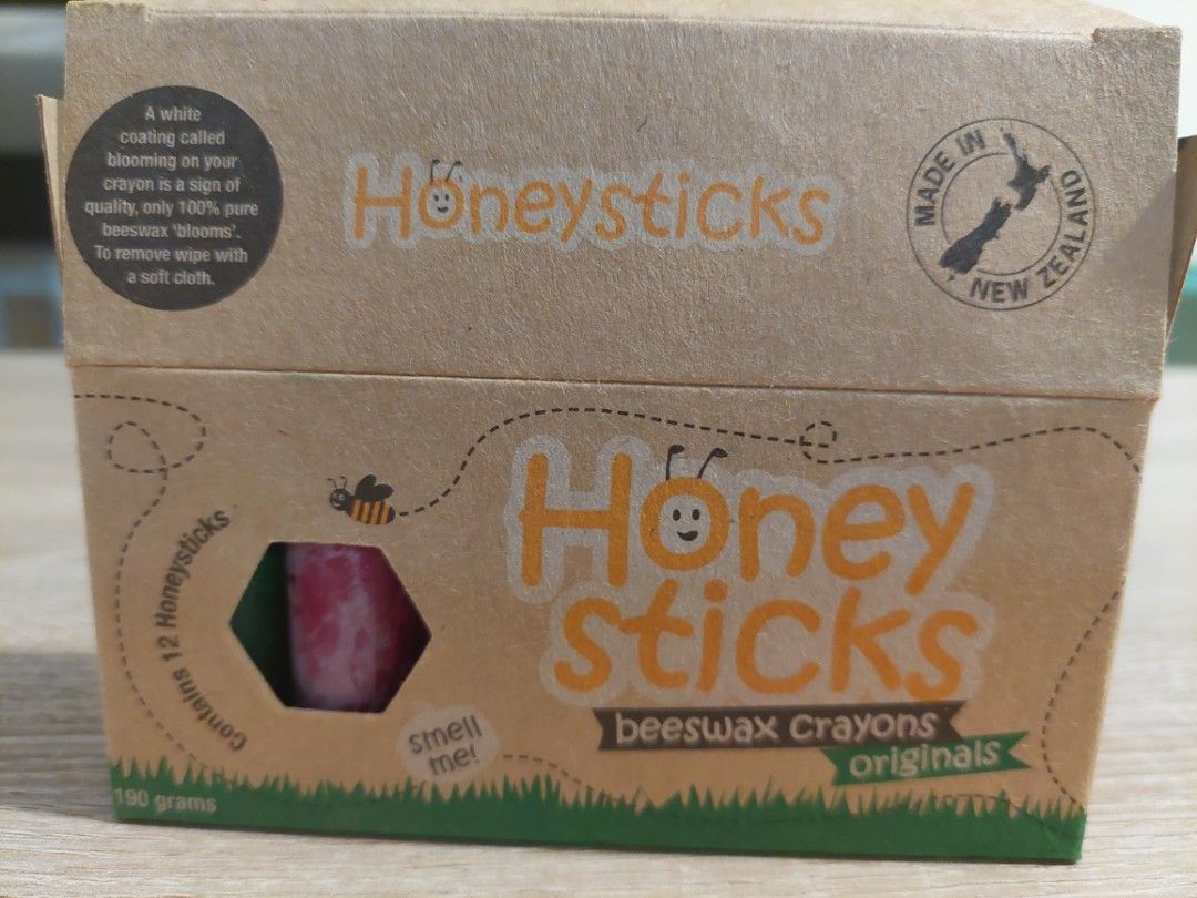 Honey Sticks Beeswax Crayons, Babies & Kids, Infant Playtime on Carousell