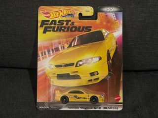 Hot Wheels Premium Car Culture Nissan Skyline GTR R33 BNR33 Fast Furious