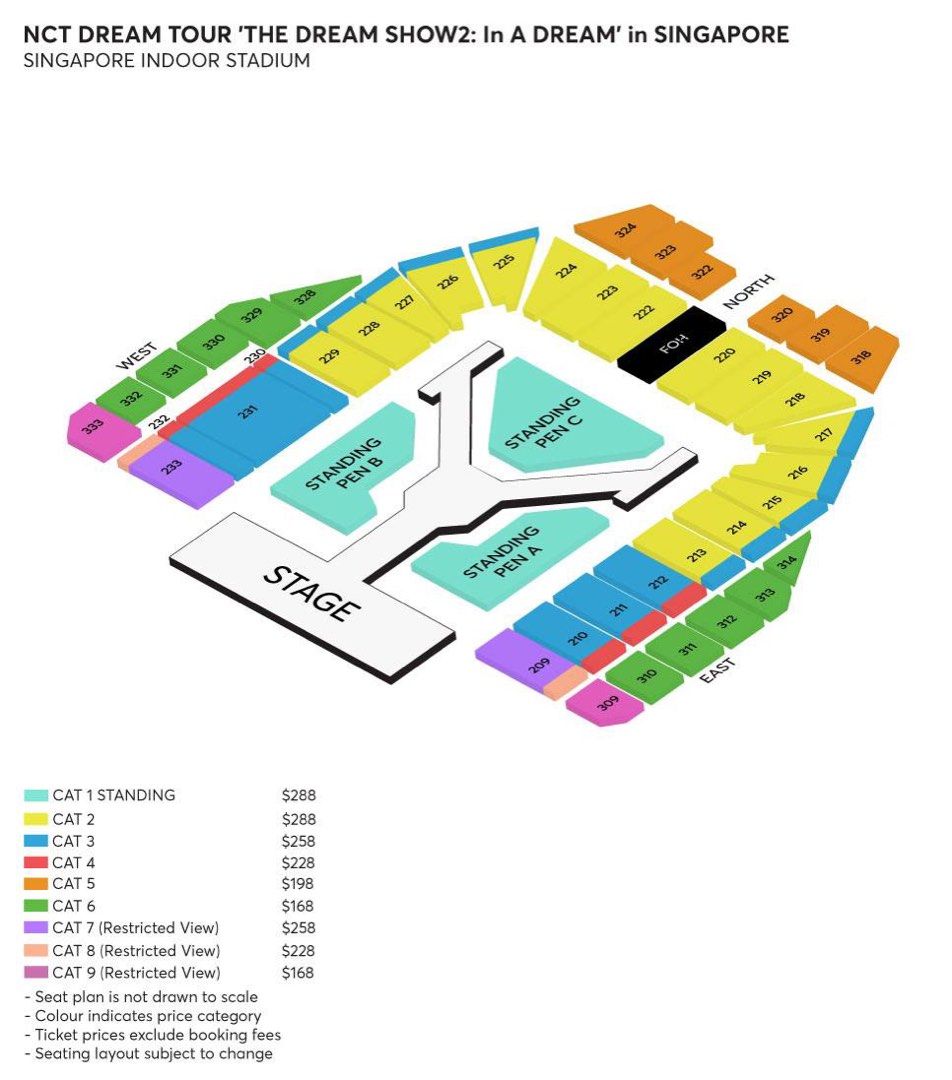 HTB TDS THE DREAM SHOW NCT DREAM TICKETS, Tickets & Vouchers, Event