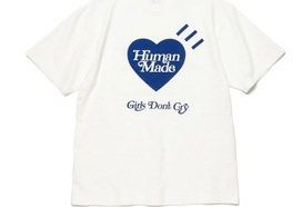 Human made GDC white day t-shirt girls don't cry Vick tee panel ...