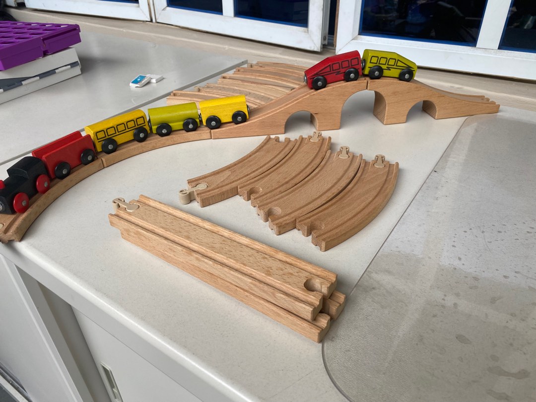 IKEA build your own train set(wood), Hobbies & Toys, Toys & Games on