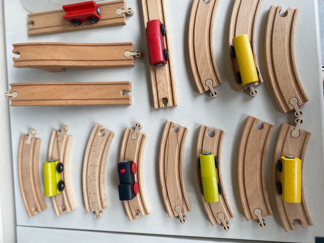 IKEA build your own train set(wood), Hobbies & Toys, Toys & Games on