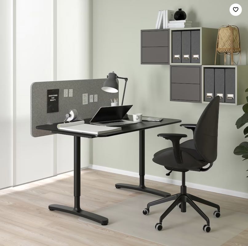 IKEA EILIF screen desk divider, Furniture & Home Living, Furniture