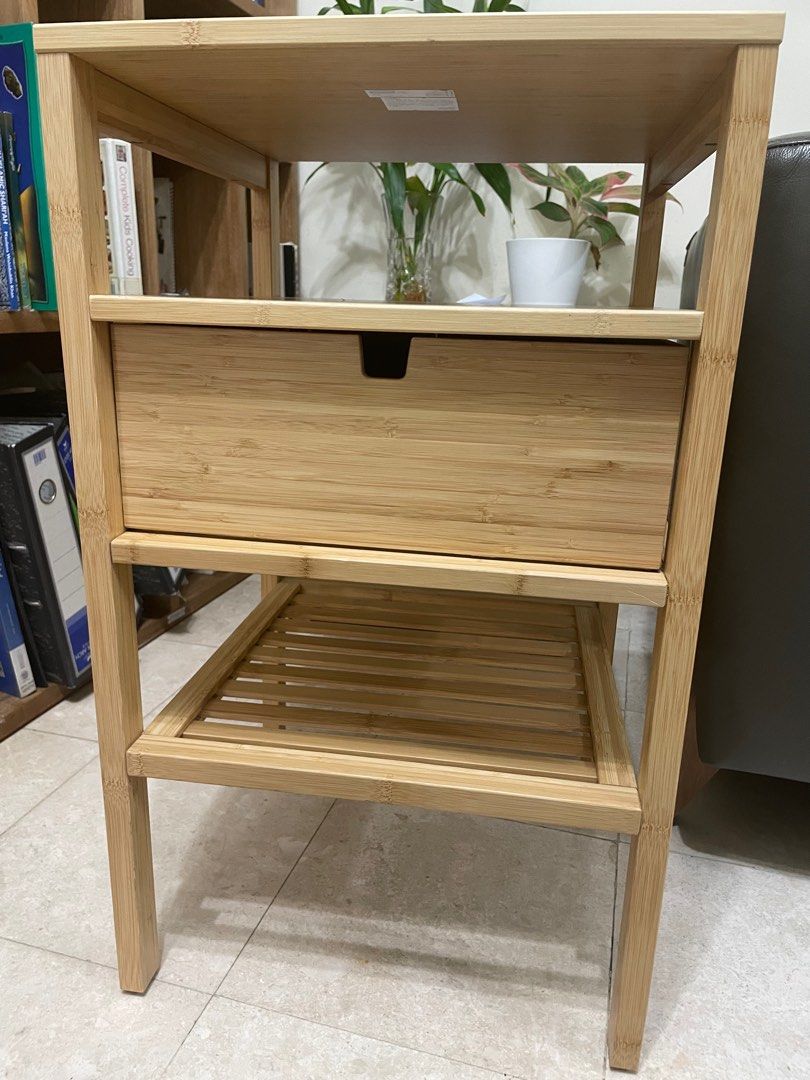 Ikea nordkisa bedside table, Furniture & Home Living, Furniture, Tables