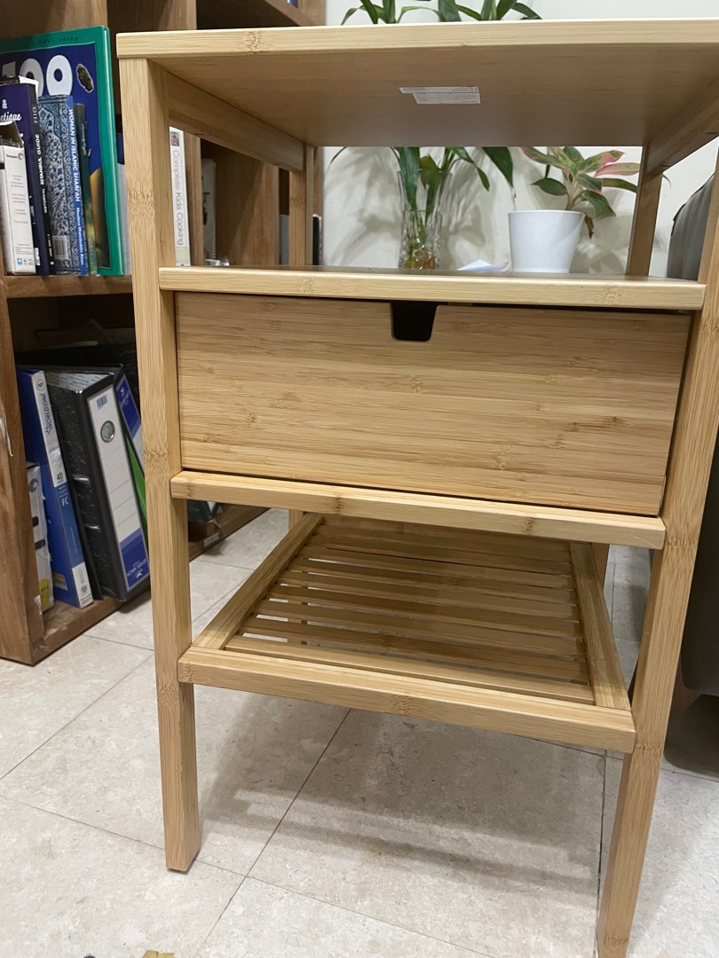 Ikea nordkisa bedside table, Furniture & Home Living, Furniture, Tables