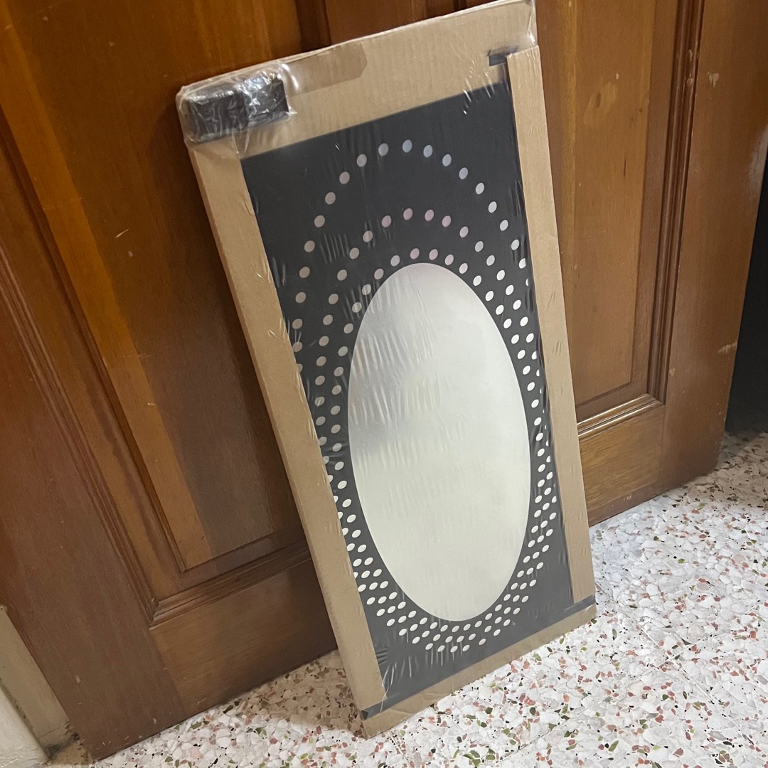 IKEA VANNA oval mirror, Furniture & Home Living, Home Decor, Mirrors on