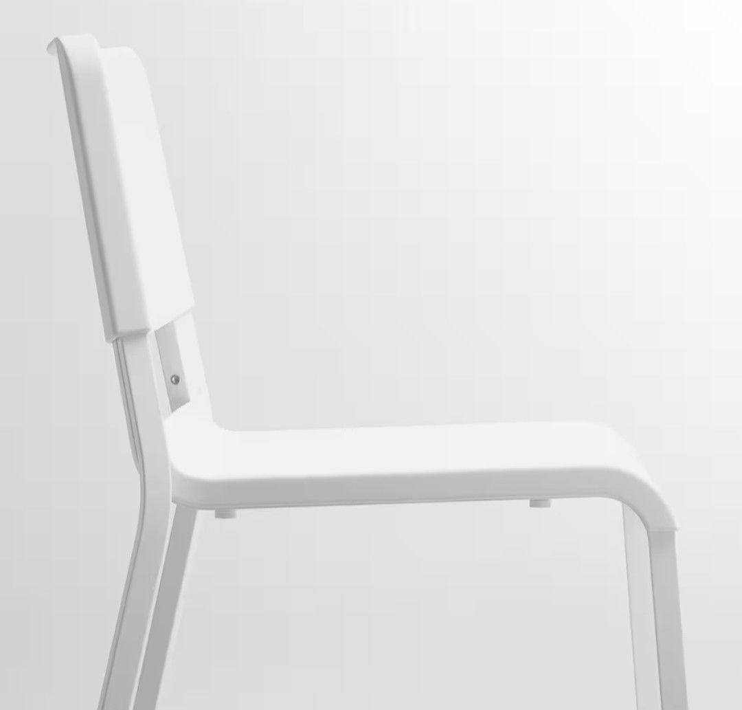 IKEA White Chair, Furniture & Home Living, Furniture, Chairs on Carousell