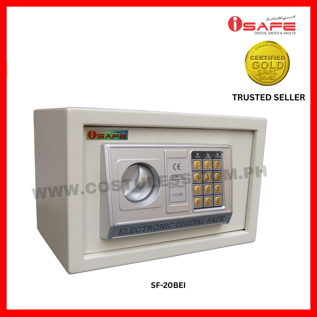iSAFE iSF20Safe Electronic Digital Hotel Safety Vault, Safety Money
