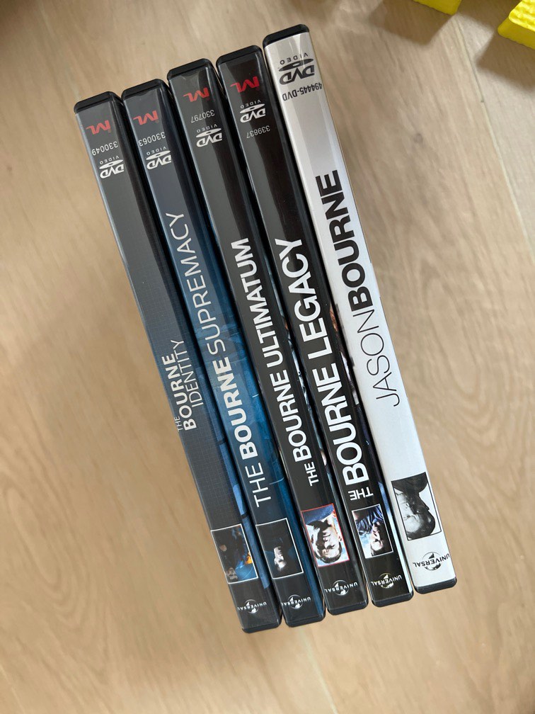 Jason Bourne DVD collection, 興趣及遊戲, 音樂樂器 & 配件, 音樂與媒體 CD 及 DVD Carousell