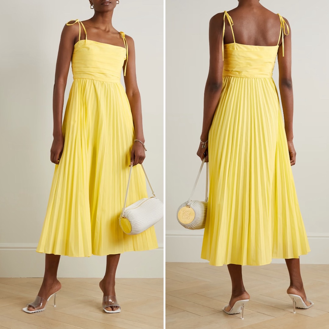 Jonathan simkhai clearance yellow dress