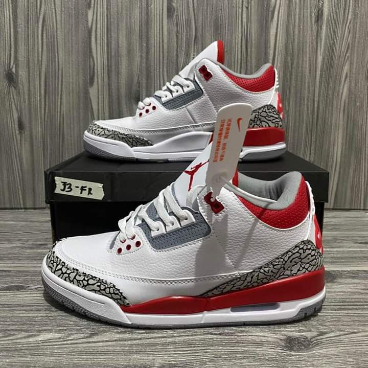 Jordan 3 2025 white red