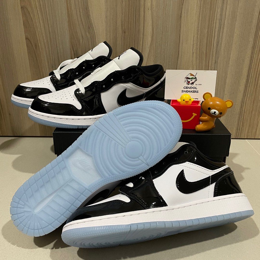 Jordan AJ 1 Low Concord GS Women s Fashion Footwear Sneakers on