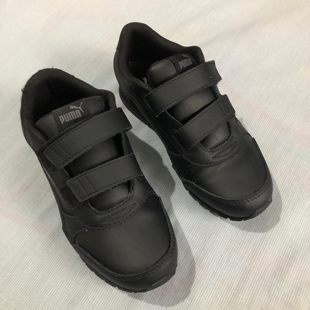 trendy black school shoes