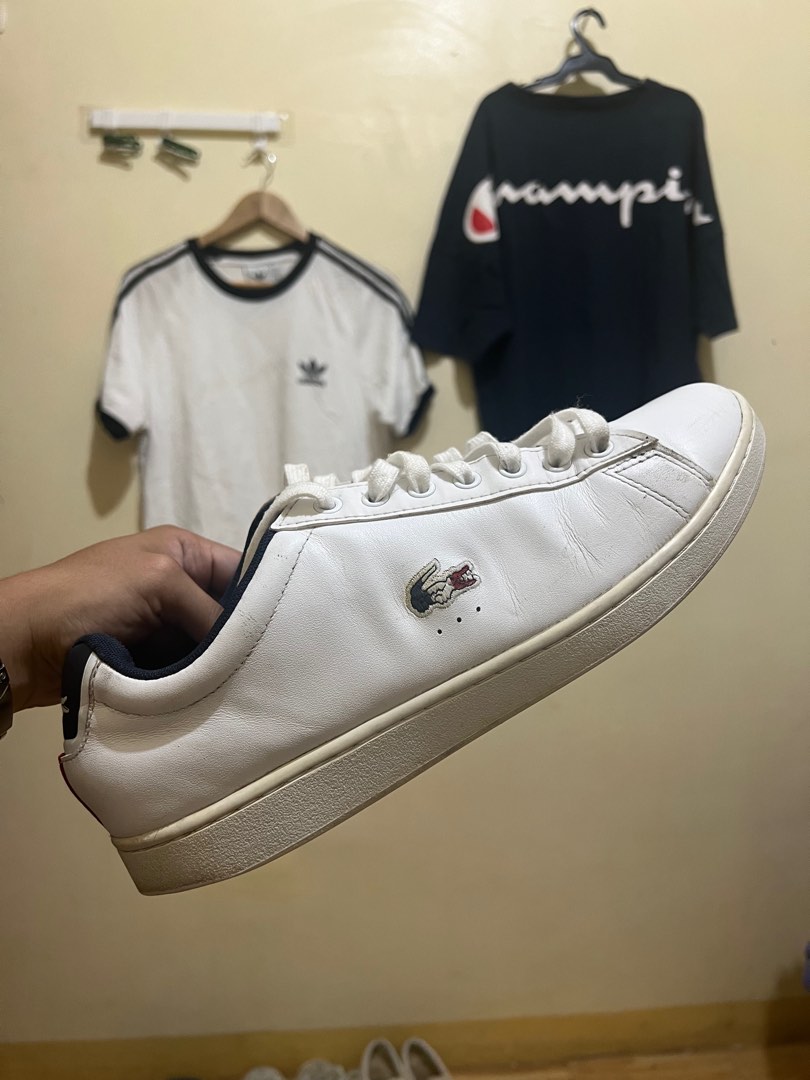Lacoste Carnaby Evo Tricolore Leather Sneakers Men s Fashion