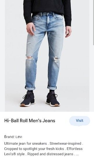 Levi's hi ball roll hot sale