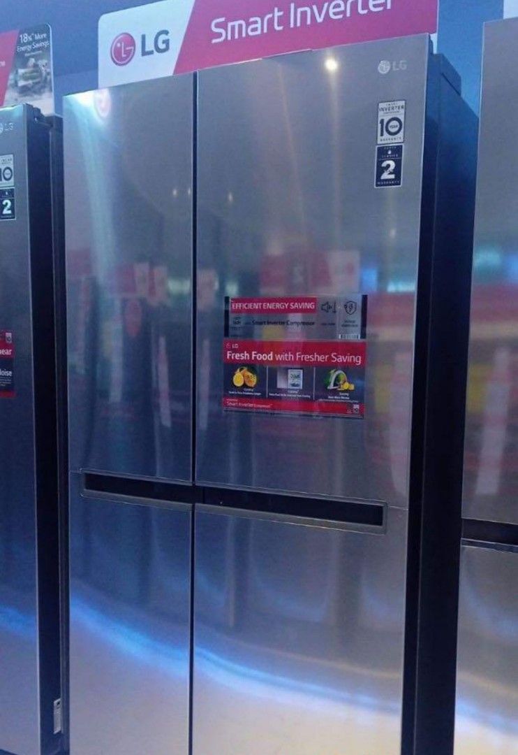 Lg Side By Side Inverter Refrigerator, TV & Home Appliances, Kitchen