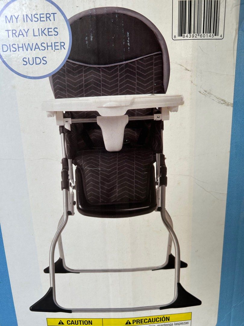 Cosco simple fold discount high chair black arrows