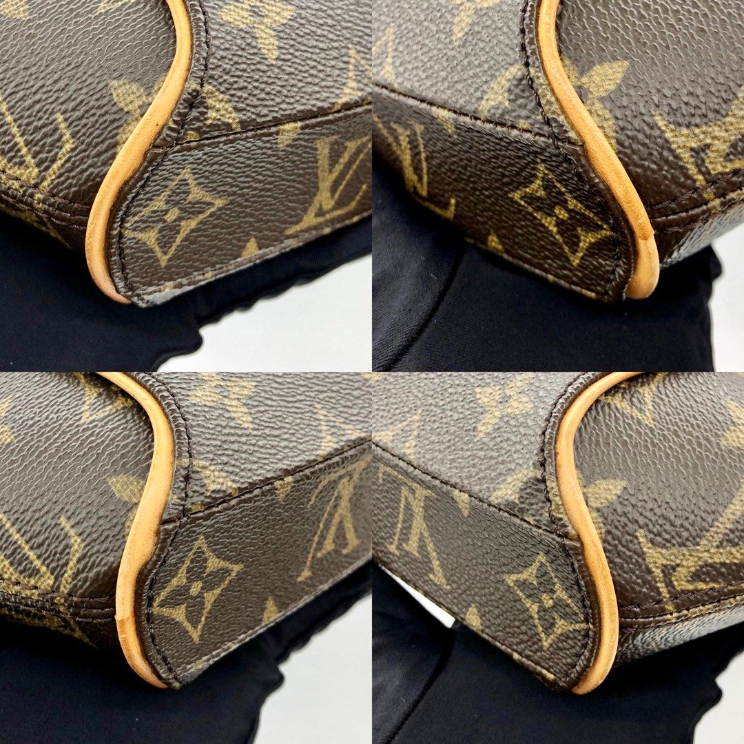 LOUIS VUITTON LOUIS VUITTON Mini Ellipse Pouch bag M51129 Monogram canvas  leather used Women M51129