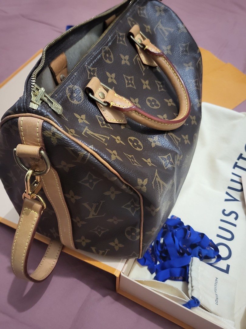 Louis Vuitton Speedy 30 Handbag Boston Bag M41526 – Timeless