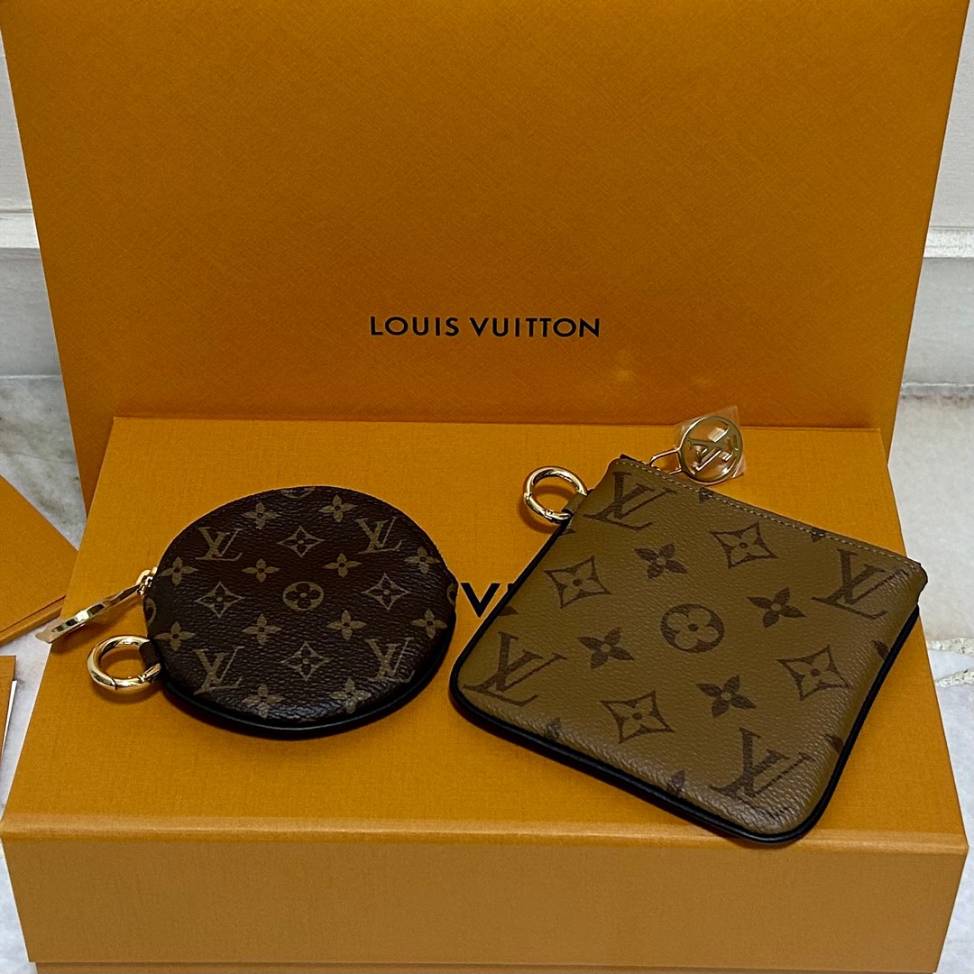 LV round coin pouch (Rare), Women's Fashion, Bags & Wallets, Purses &  Pouches on Carousell