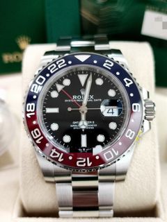 (SOLD) M Store KL ROLEX GMT Master 126710BLRO Pepsi Oyster Brand New 2023