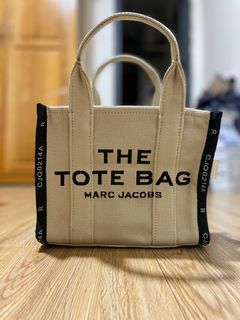 Marc Jacobs The Jacquard Mini Traveler Warm Sand Tote Bag in Natural
