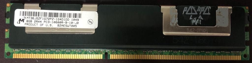Micron 8GB DDR3 1333MHz Ram