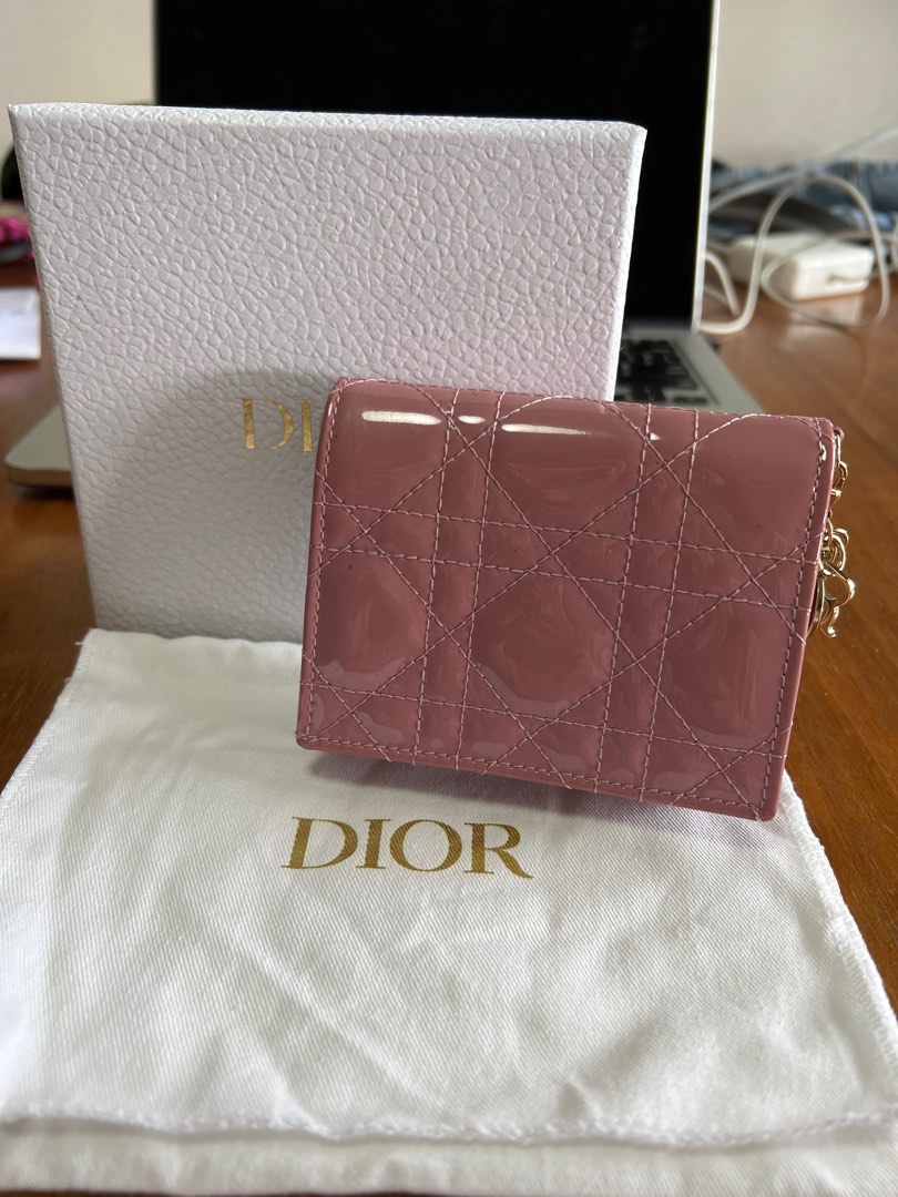 Mini Lady Dior Wallet Caramel Beige Cannage Lambskin  DIOR AU
