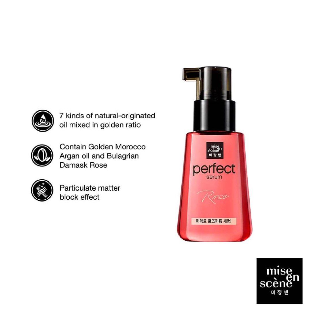 Mise en scene Perfect Rose Perfume Serum 80ml, Beauty & Personal Care, Hair on Carousell
