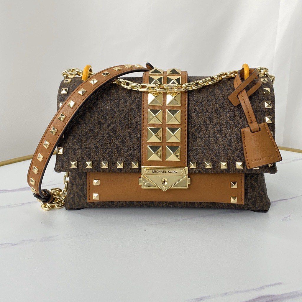 Cece medium studded 2024 leather convertible shoulder bag