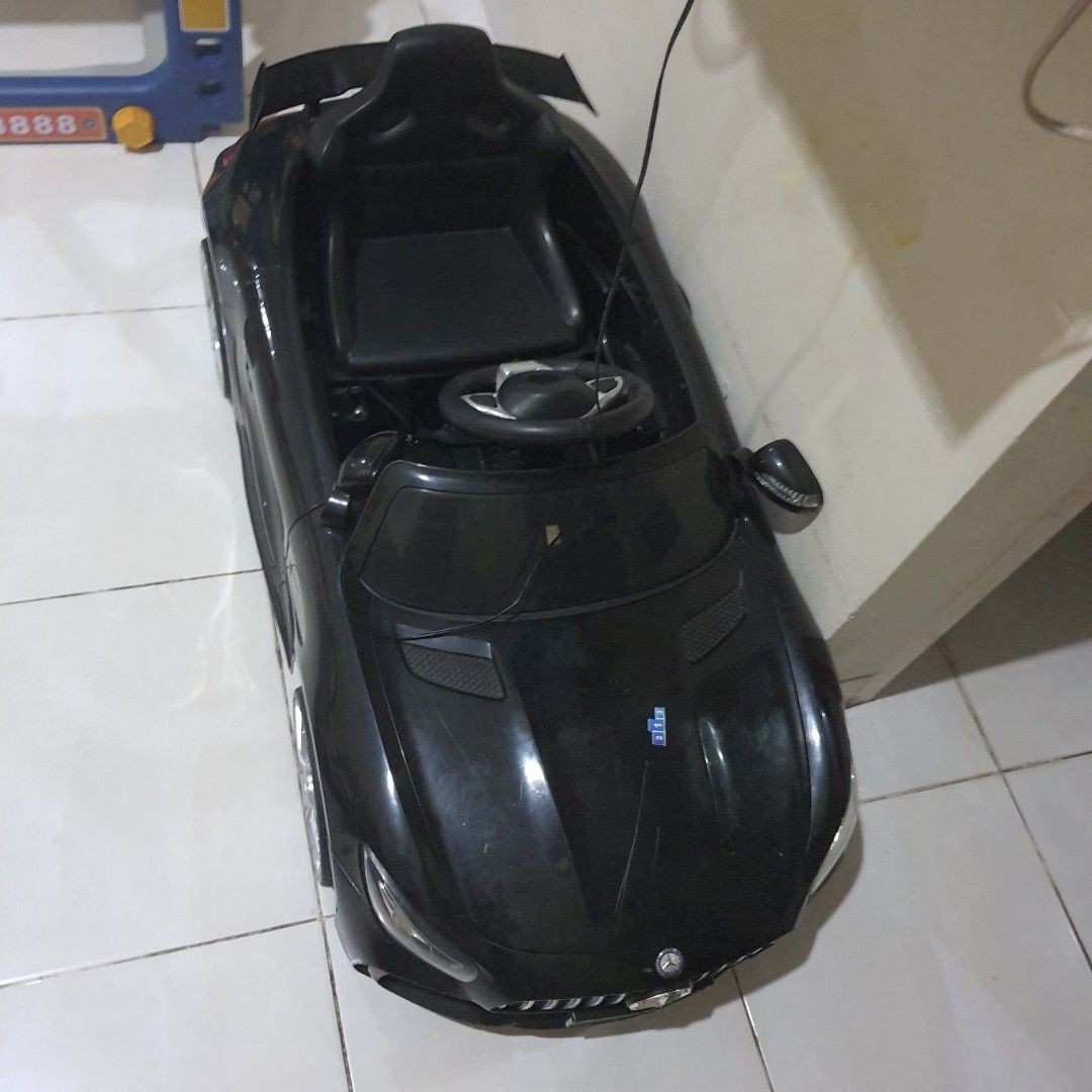 Mobil aki Mercy GLE hitam, Bayi & Anak, Mainan & Baby Walker di Carousell