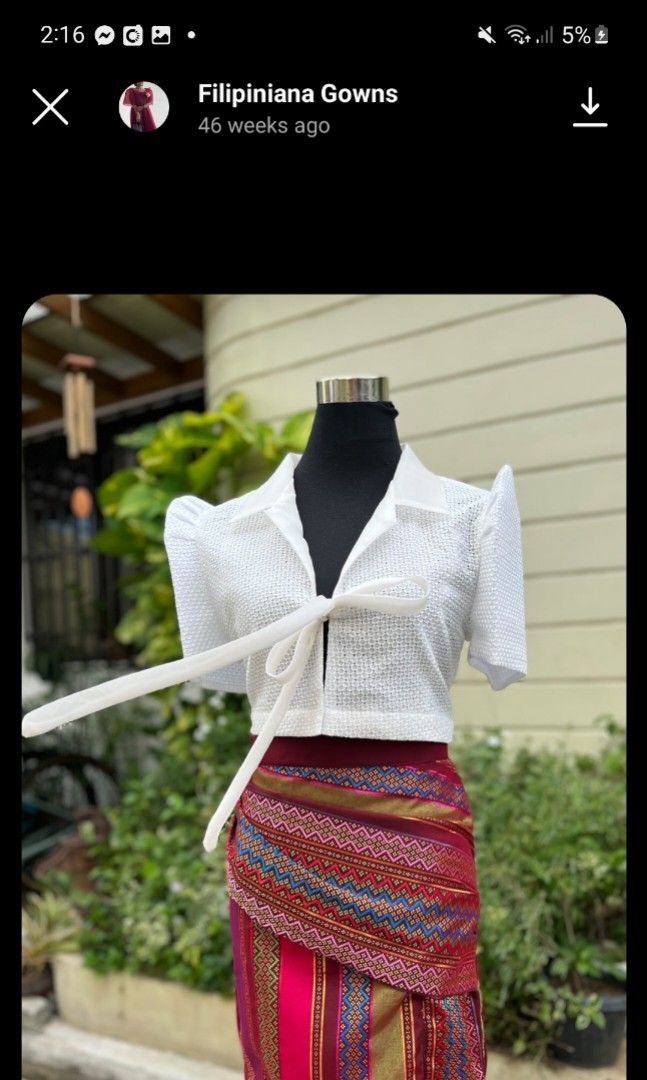 Modern Filipiniana Women s Fashion Dresses Sets Traditional