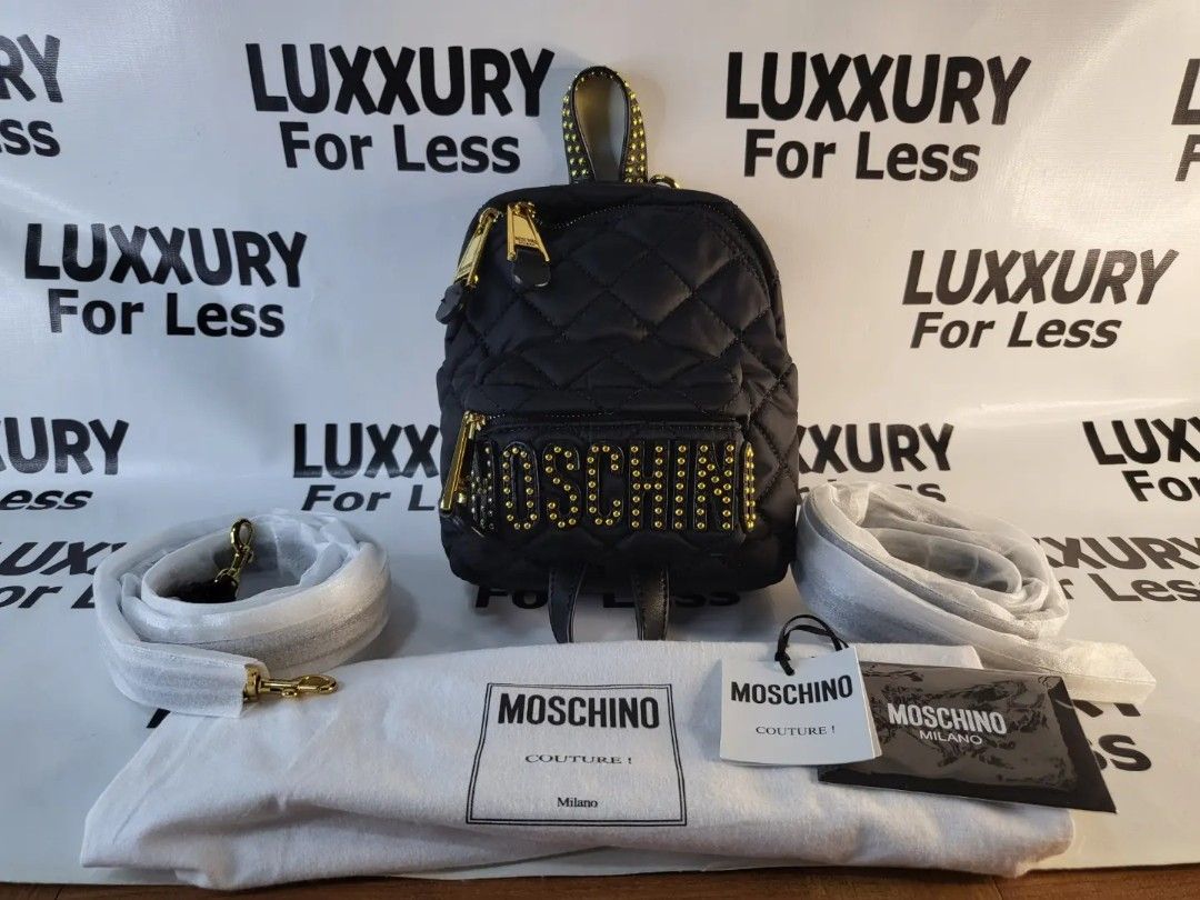 Moschino deals mini backpack