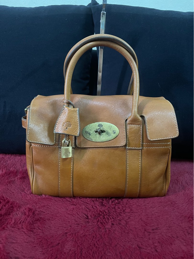 Mulberry Tan Light Brown Soft Leather Bayswater Women s Fashion