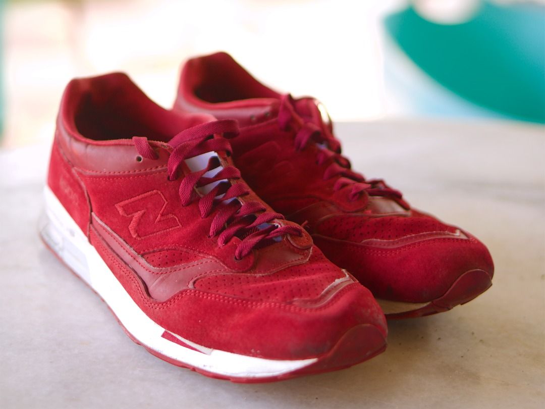New Balance Red 1500 Flying The Flag Made In England Men s Fashion Footwear Sneakers on Carousell