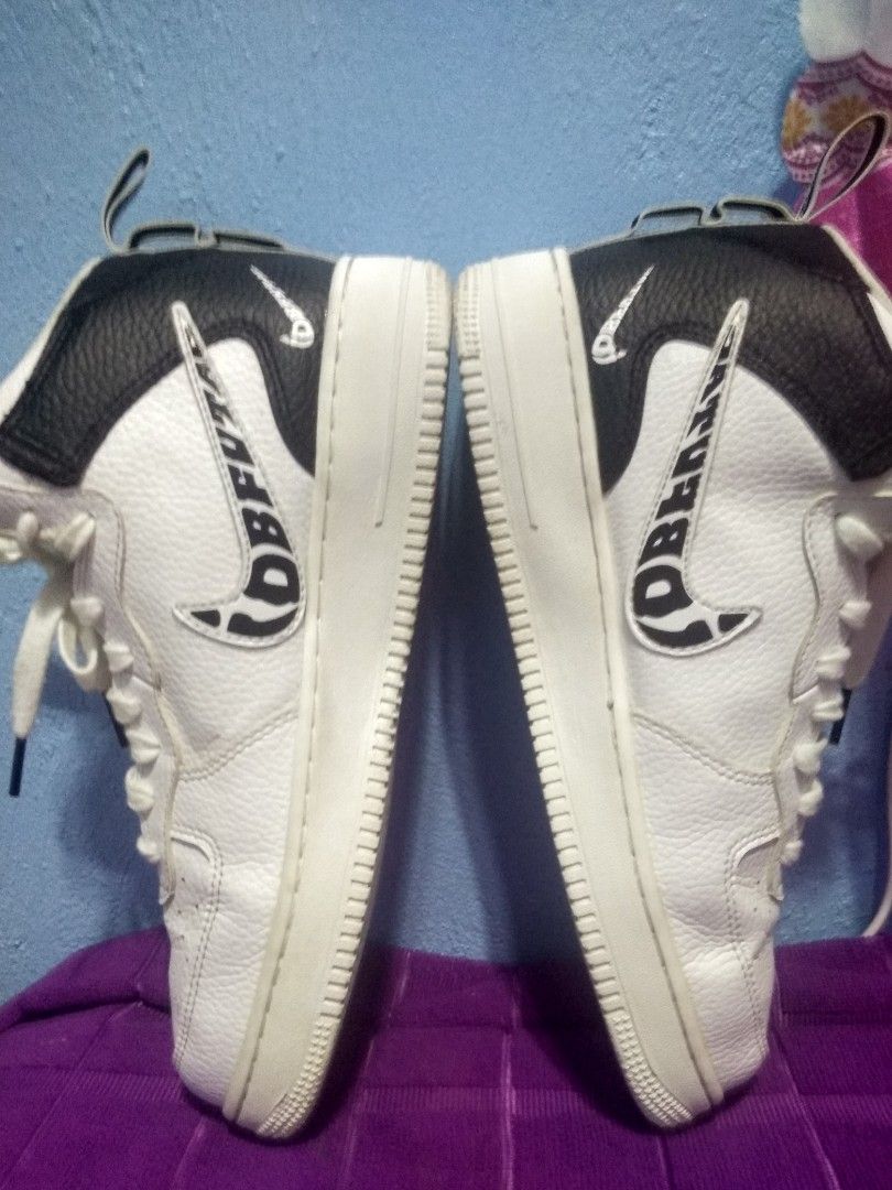 Nike Air Force 1 High very white No scratch size 9 US. Men s