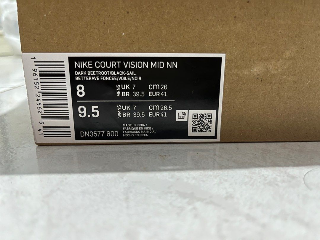 Nike Court Vision Men #39 s Fashion Footwear Sneakers on Carousell