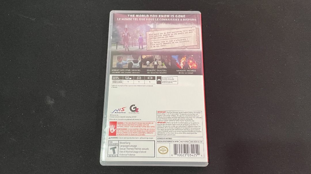 Nintendo Switch : Disaster Report 4: Summer Memories (Category: Nintendo) located in Las Pinas. Submitted by icedheyyo (Listing ID 1221124319, Image 2). Description: Selling Disaster Report 4: Summer Memories for the Nintendo Switch. Mint condition. Reason for selling: Finished the game. Need funds..