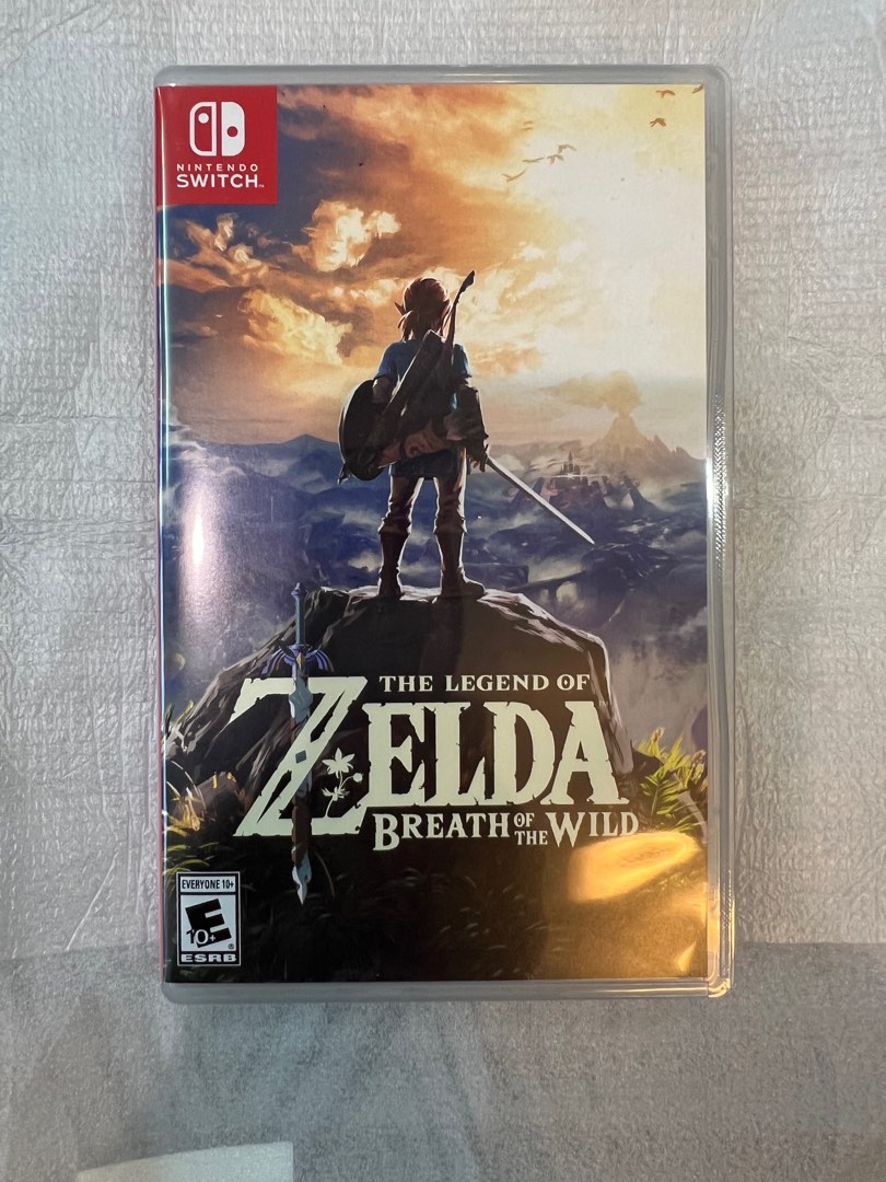 Nintendo Switch Game Zelda BOTW, Video Gaming, Video Games, Nintendo