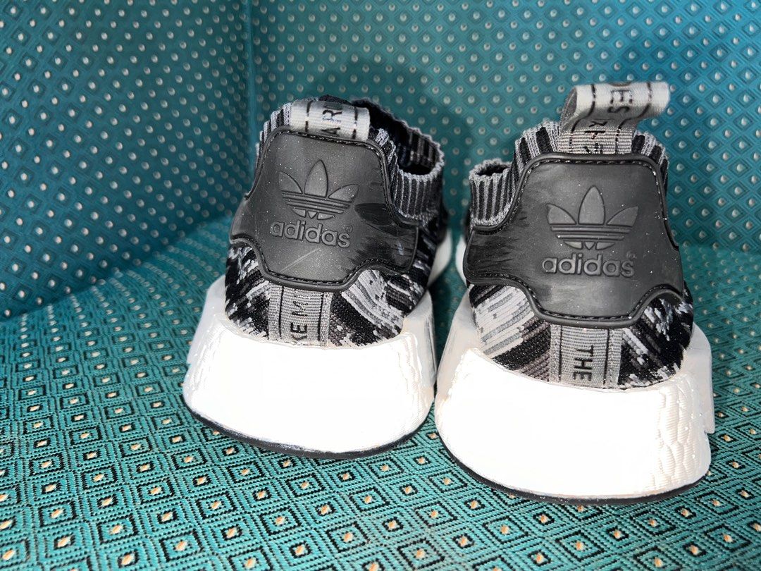 NMD R1 PK Core Black Rare Men s Fashion Footwear Boots on