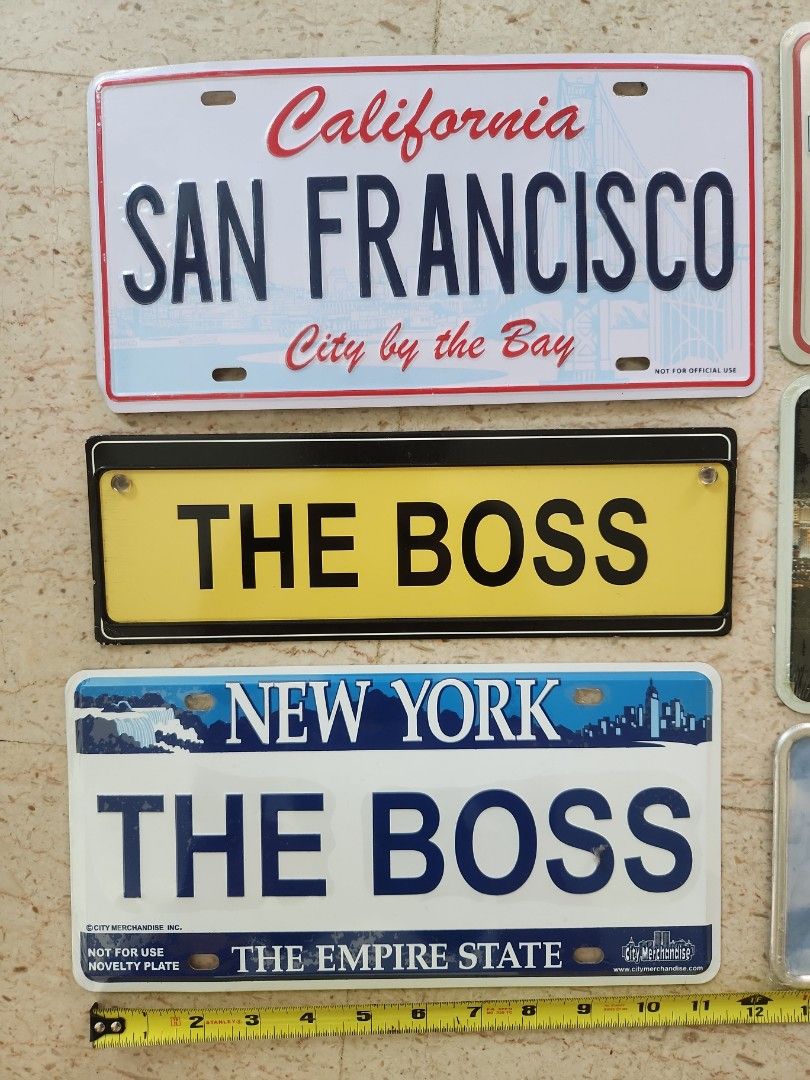 Novelty licence hot sale plates